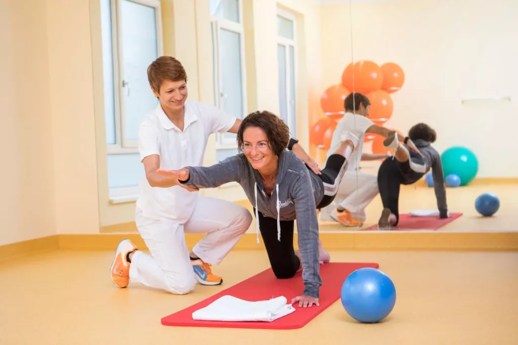 Physiotherpapie bei der Kur in Bad Wimsbach Physiotherpapie bei der Kur in Bad Wimsbach